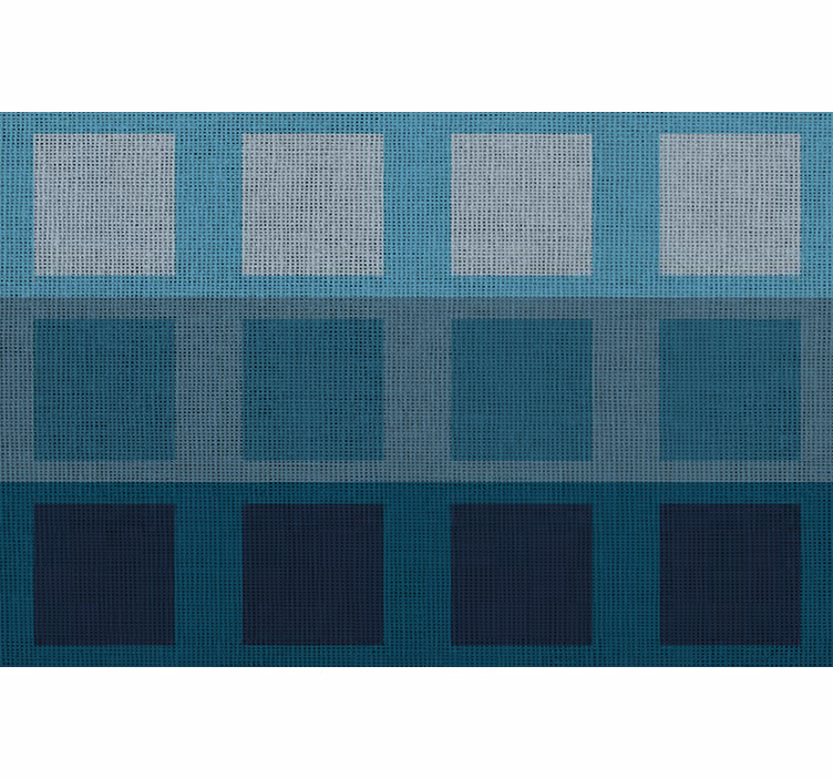 Persiana enrollable azul mantel individual moderno azul - TenVinilo