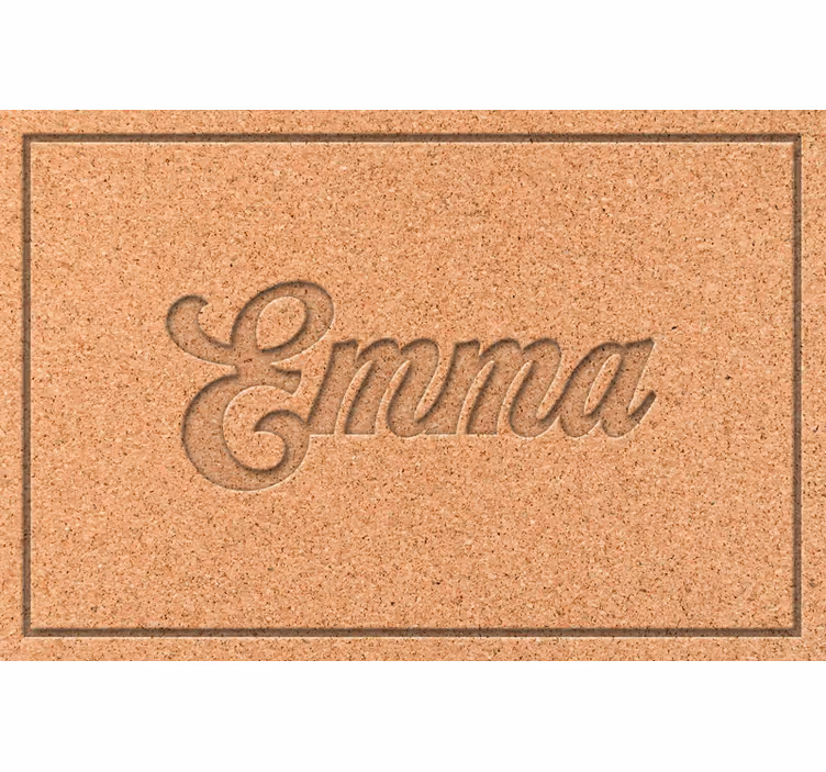 Persiana enrollable beige mantel de corcho personalizado - TenVinilo
