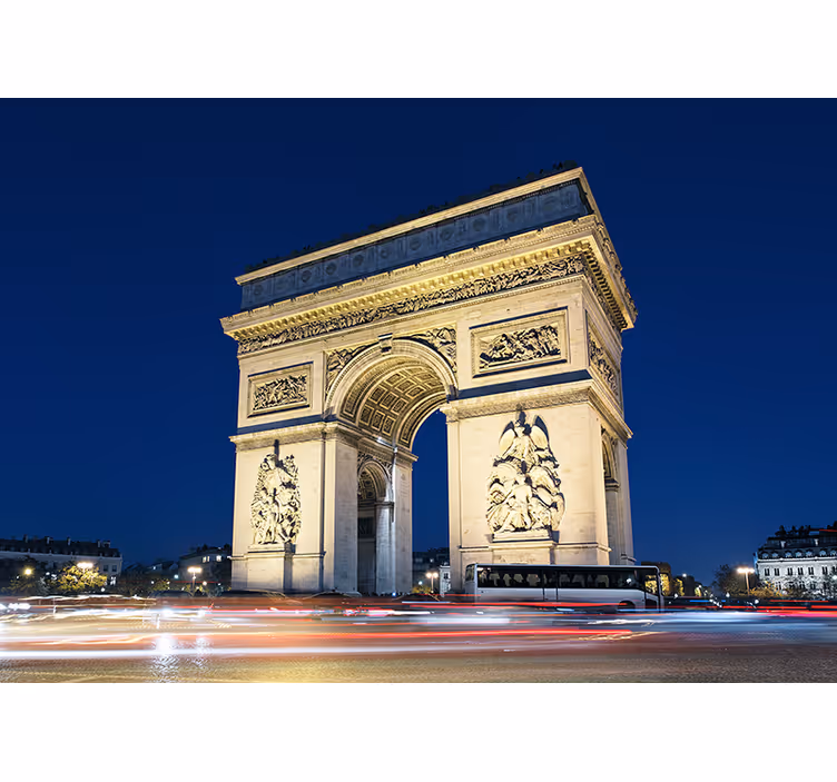 Persiana enrollable salón arco de triunfo parís - TenVinilo