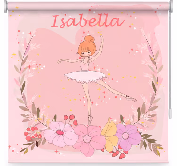 Persiana enrollable infantil bailarinas de estrellas - TenVinilo