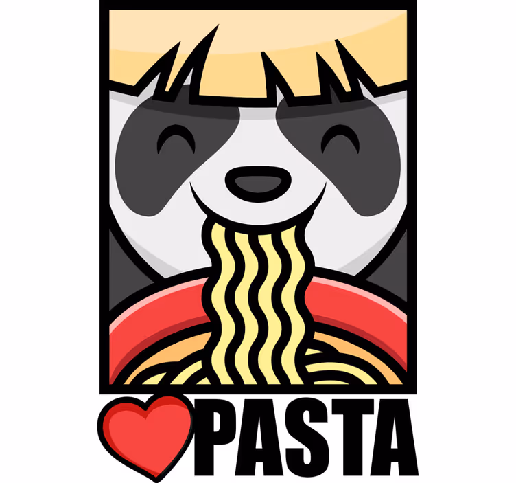 Persiana enrollable juvenil panda ama la pasta - TenVinilo