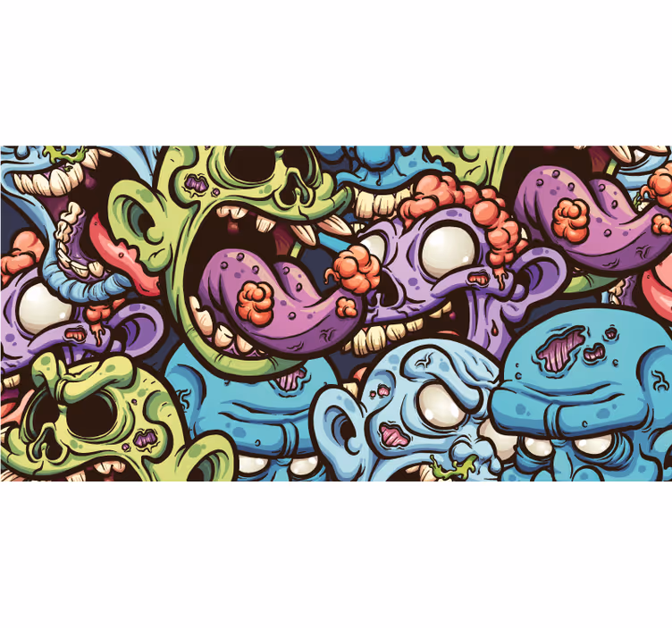 Persiana enrollable geek zombis - TenVinilo