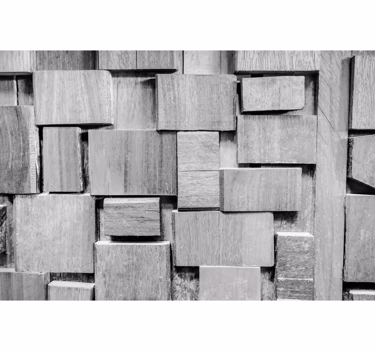 Persiana enrollable gris textura 3d de tablones oscuros - TenVinilo