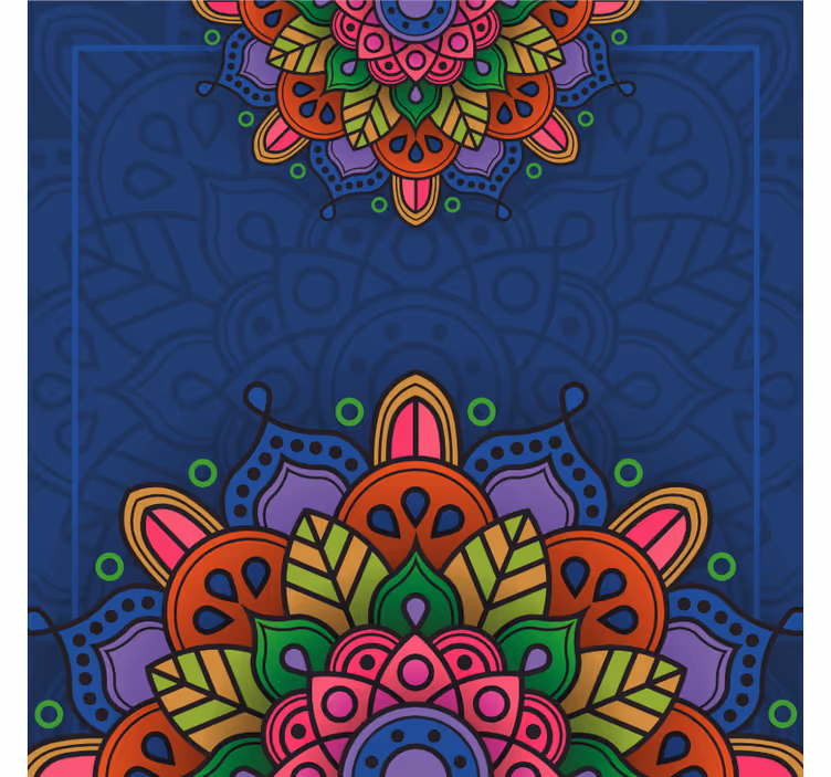 Persiana enrollable oficina mandala dibujo - TenVinilo
