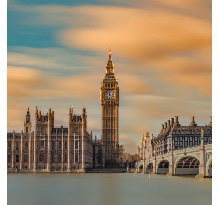 Persiana enrollable oficina fotografía moderna big ben - TenVinilo