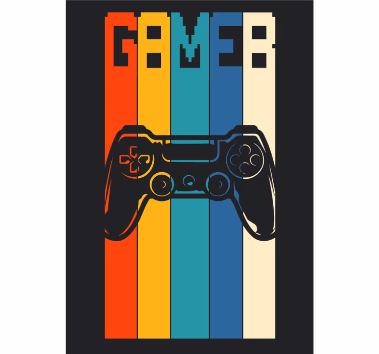 Persiana enrollable juvenil gamer - TenVinilo