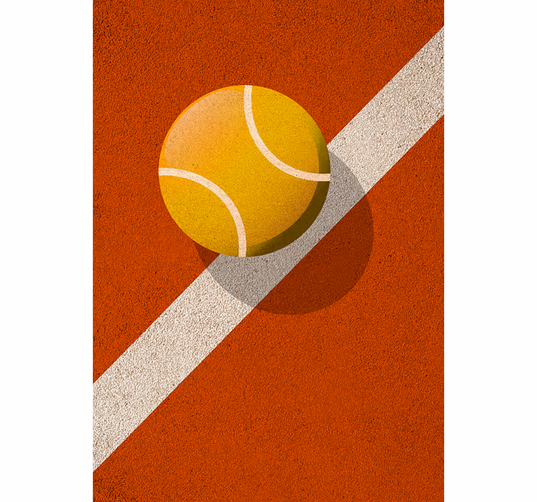 Persiana enrollable juvenil tenis - TenVinilo
