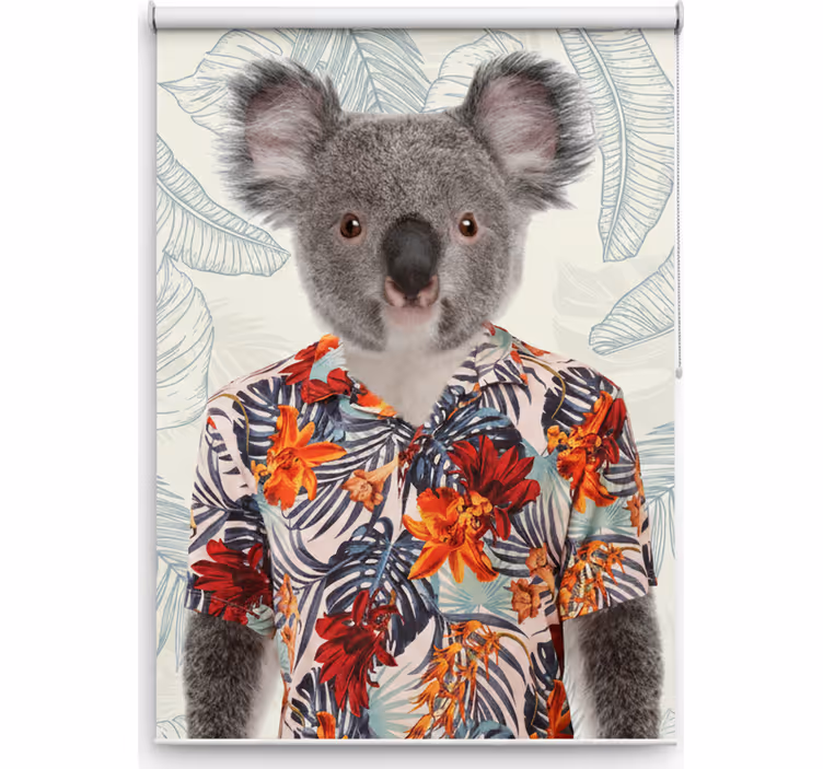 Persiana enrollable juvenil koala elegante - TenVinilo