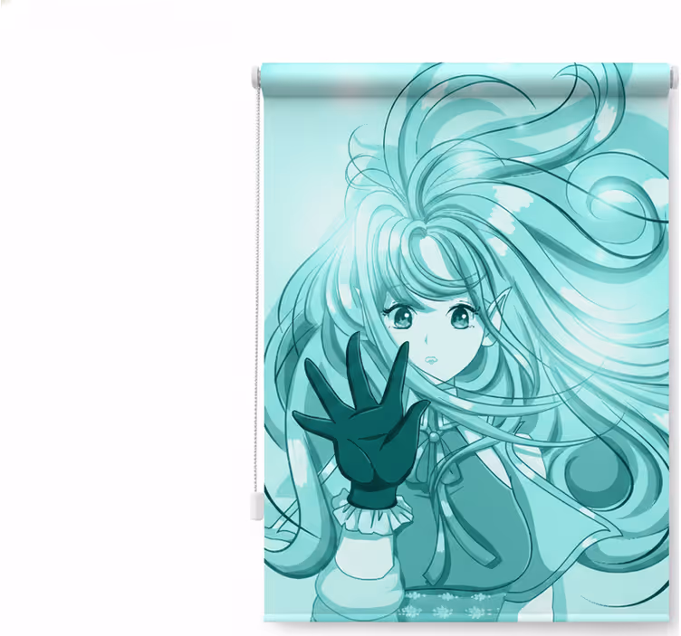 Persiana enrollable juvenil chica de anime - TenVinilo