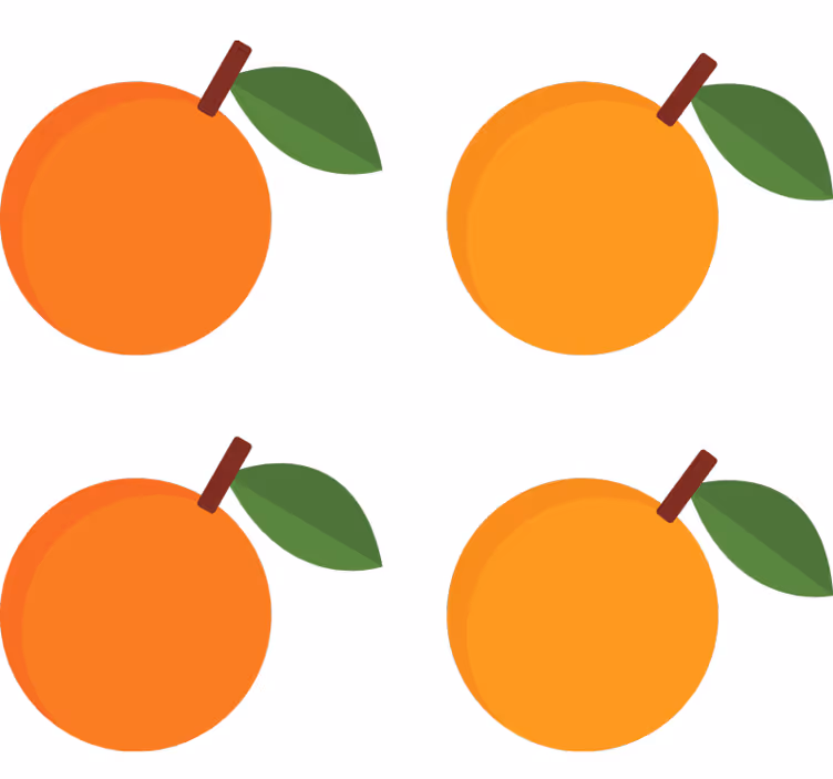 Persiana enrollable naranja pack de pegatinas elegantes - TenVinilo