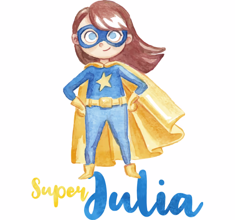 Persiana enrollable superhéroes niña personalizada - TenVinilo
