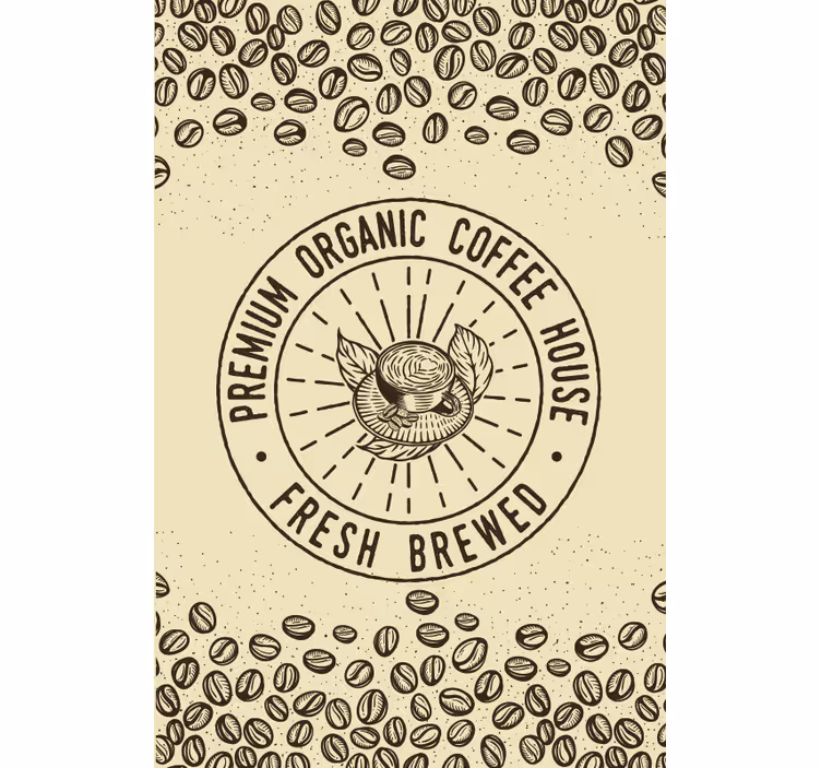 Persiana enrollable para cocina cafetería orgánica premium - TenVinilo