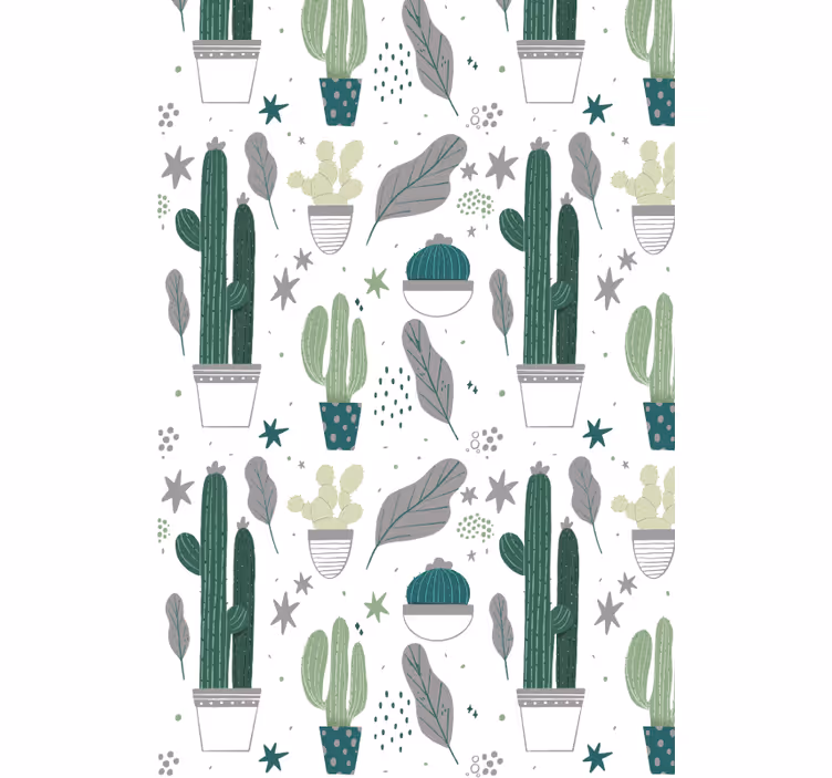 Persiana enrollable cactus tonos sombreados - TenVinilo