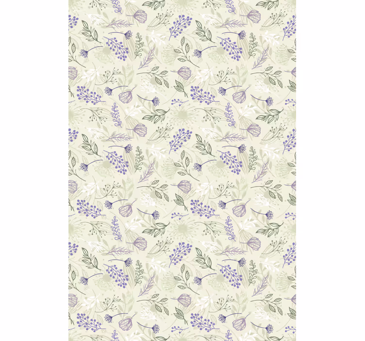 Estor enrollable cocina verde floral - TenVinilo