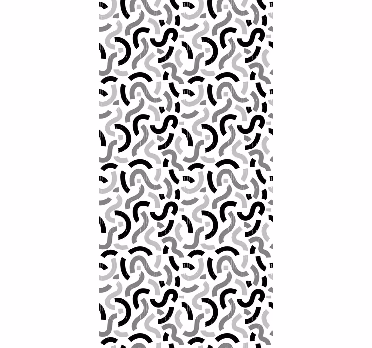 Persiana enrollable textura patrones curvos abstractos - TenVinilo