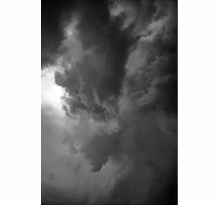 Persiana enrollable nubes formación dramática de tormenta - TenVinilo