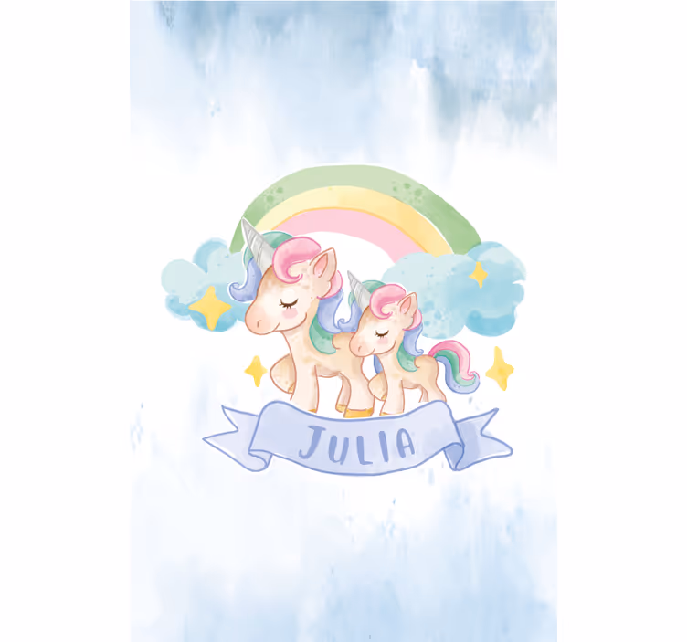 Persiana enrollable infantil aventura del unicornio - TenVinilo