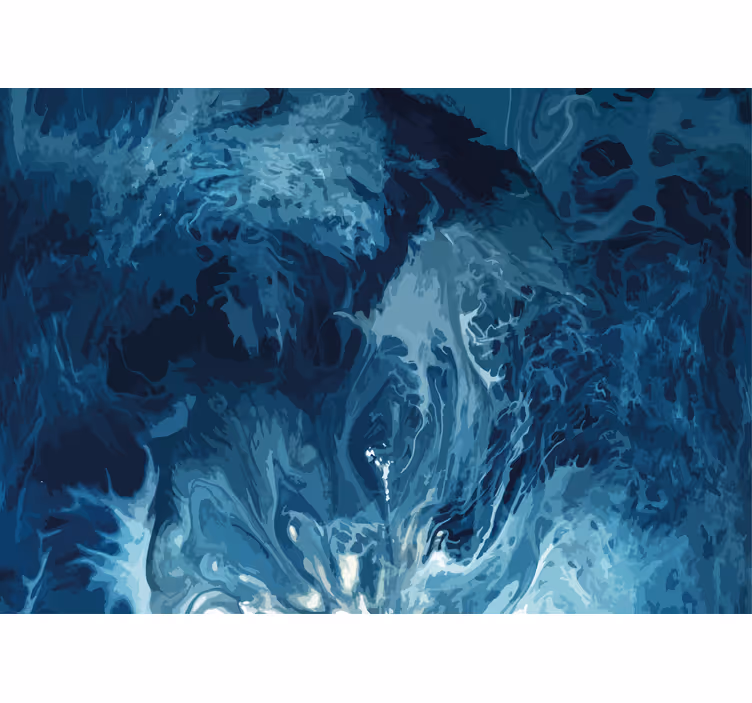 Persiana enrollable textura olas fluidas del océano - TenVinilo