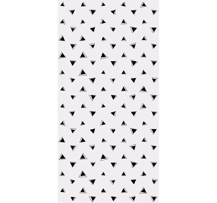 Persiana enrollable textura diseño de patrón triangular - TenVinilo