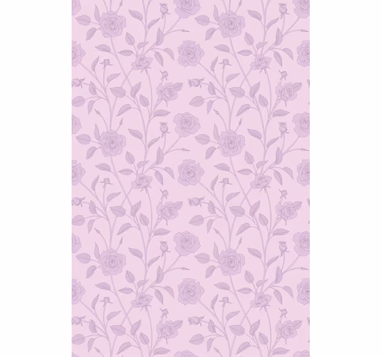 Persiana enrollable flores patrón floral rosa - TenVinilo