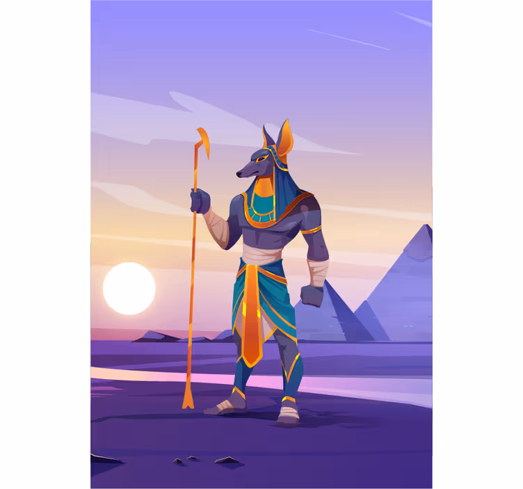 Persiana enrollable superhéroes figura del guardián anubis - TenVinilo