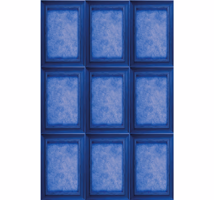 Persiana enrollable textura elegantes paneles azules - TenVinilo