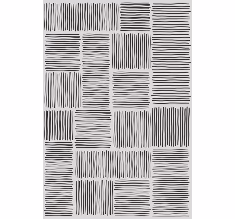 Persiana enrollable textura patrón de rayas negras y grises - TenVinilo