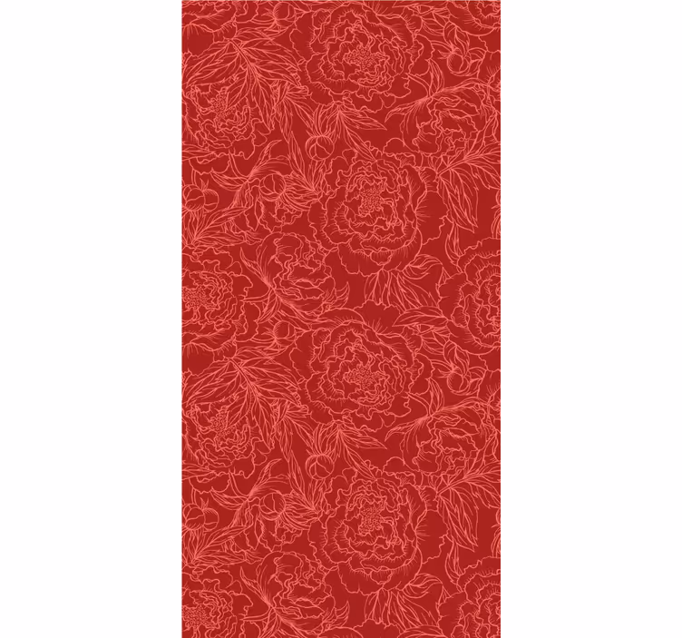 Persiana enrollable floral elegantes composiciones florales - TenVinilo