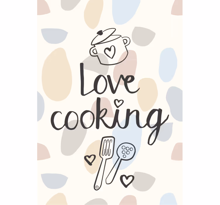 Estor cocina me encanta cocinar - TenVinilo