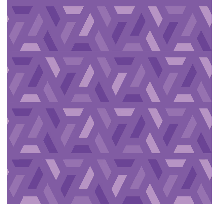 Estor para salón tonos lilas geométricos - TenVinilo