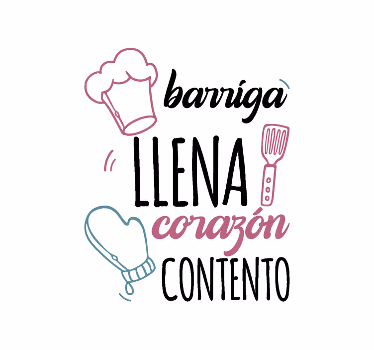 Persiana enrollable divertido cita de comida - TenVinilo