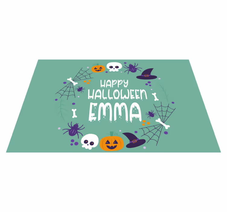 Mantel individual halloween diseño temático de halloween - TenVinilo
