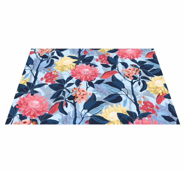 Mantel individual original elegancia floral - TenVinilo