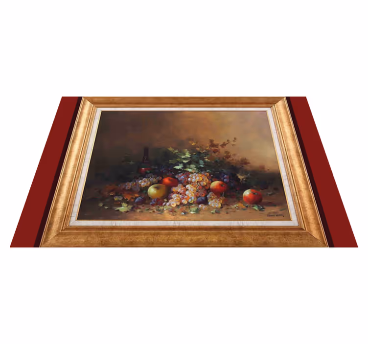 Mantel individual original arte de arreglo frutal - TenVinilo