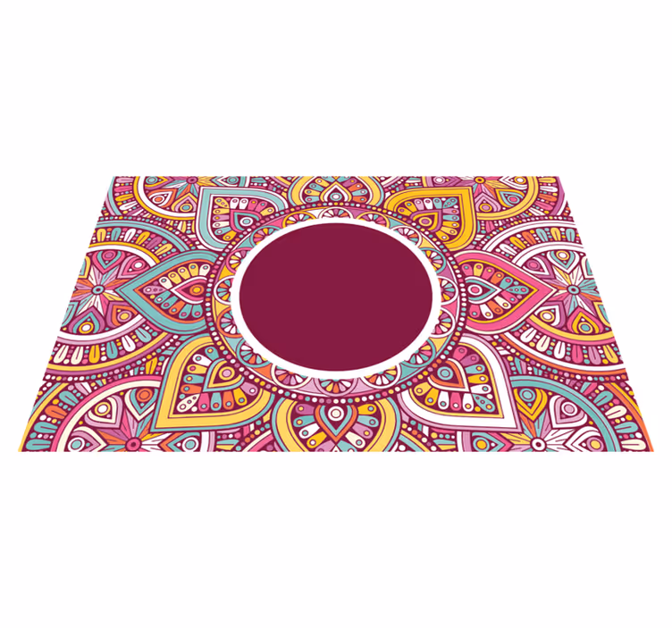 Mantel individual casa Diseños de mandala - TenVinilo