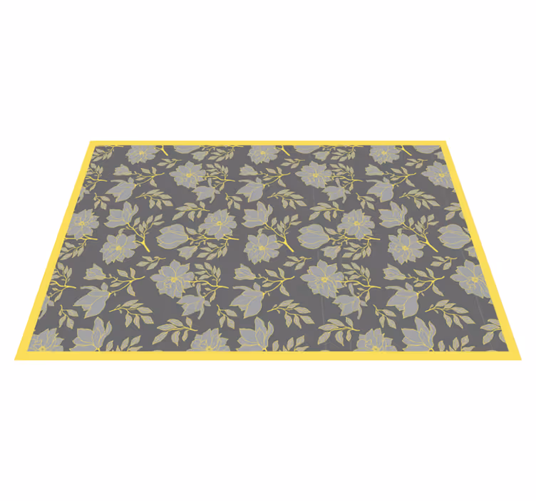 Mantel individual original con estampado floral - TenVinilo