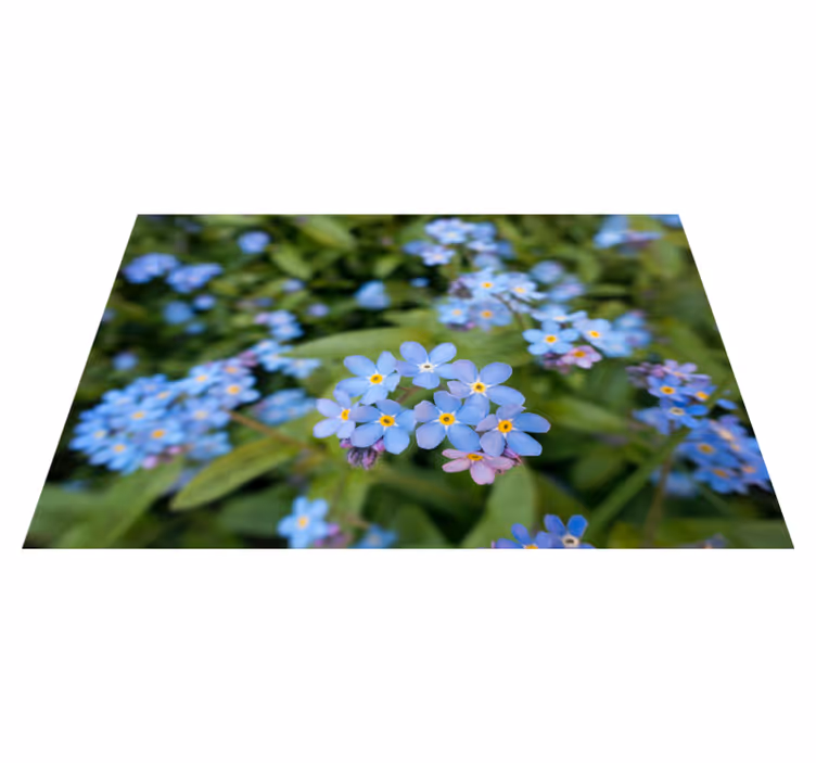 Mantel individual original delicado arreglo floral - TenVinilo