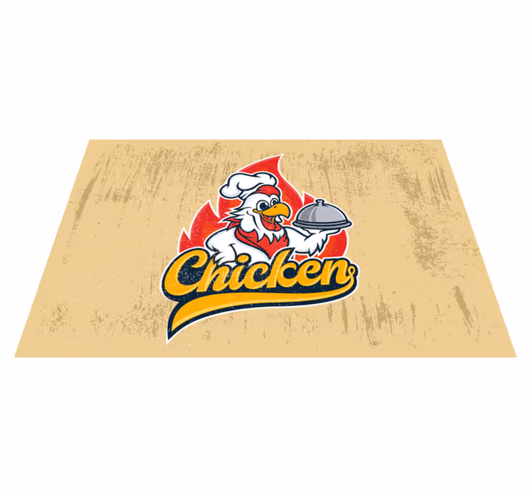 Mantel individual original Chef de pollo vintage - TenVinilo