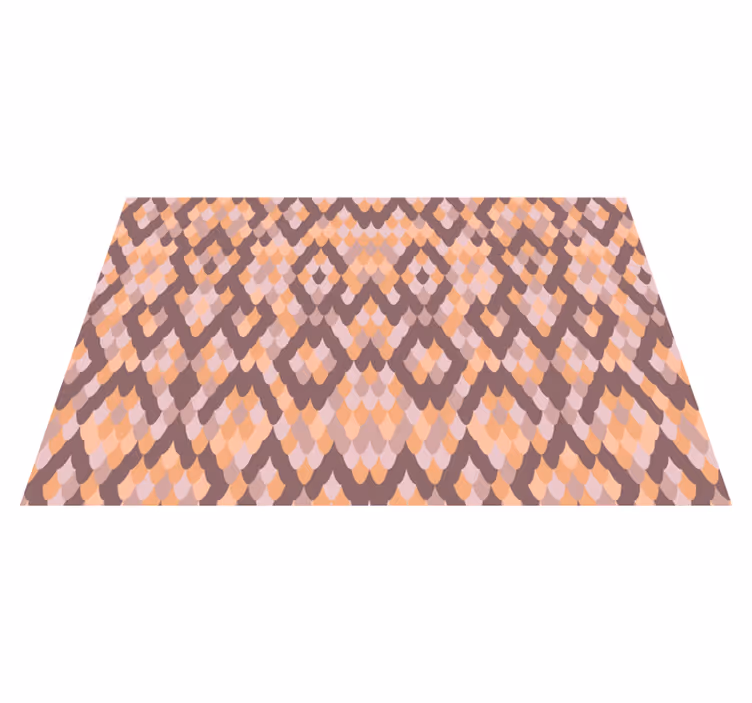 Mantel individual elegante Estampado de piel de serpiente beige - TenVinilo