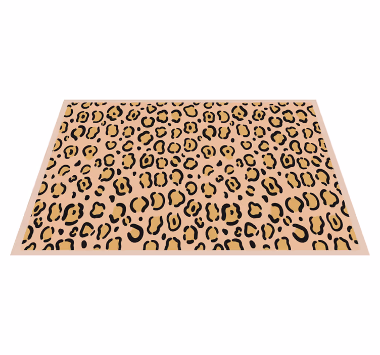 Mantel individual patrón piel de leopardo - TenVinilo
