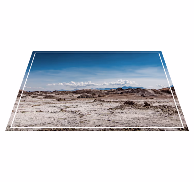 Mantel individual moderno paisaje desértico - TenVinilo