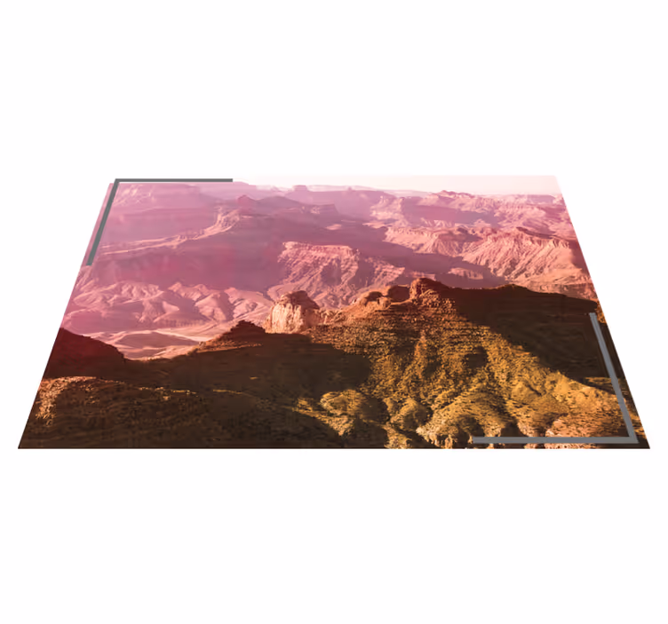 Mantel individual moderno paisaje montañés - TenVinilo