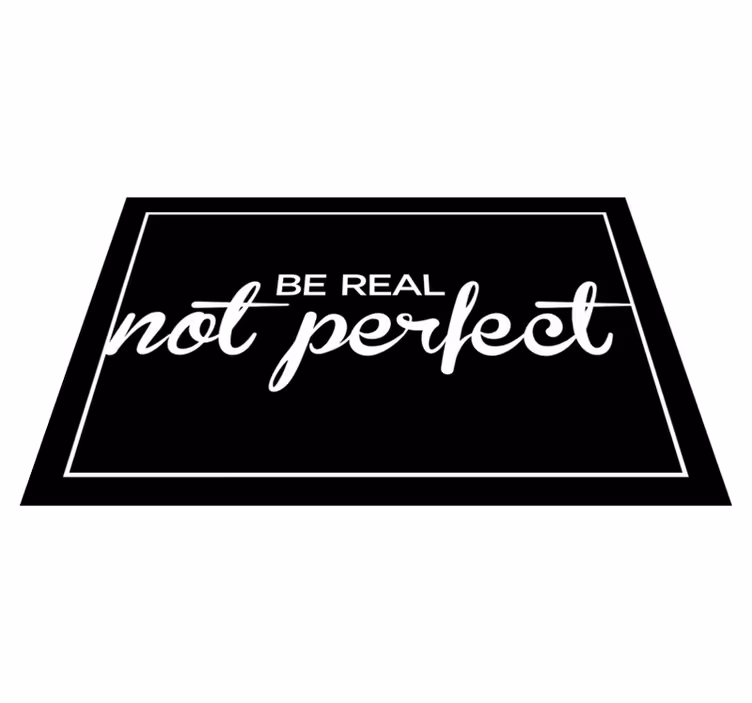Mantel individual frases slogan de autenticidad - TenVinilo
