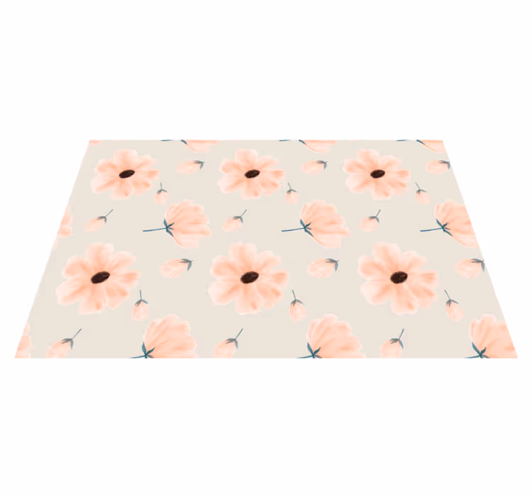 Mantel individual original arreglo floral inspirado - TenVinilo