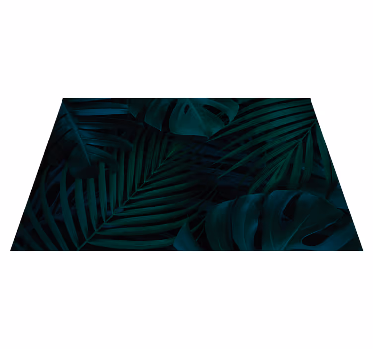 Mantel individual patrón atractivo de hojas tropicales - TenVinilo