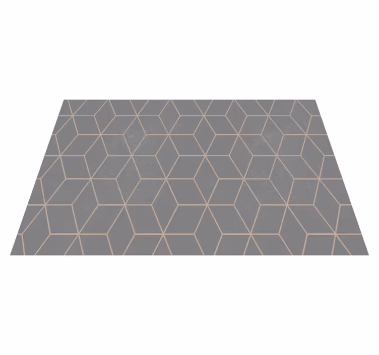 Mantel individual patrón superficie hexagonal - TenVinilo