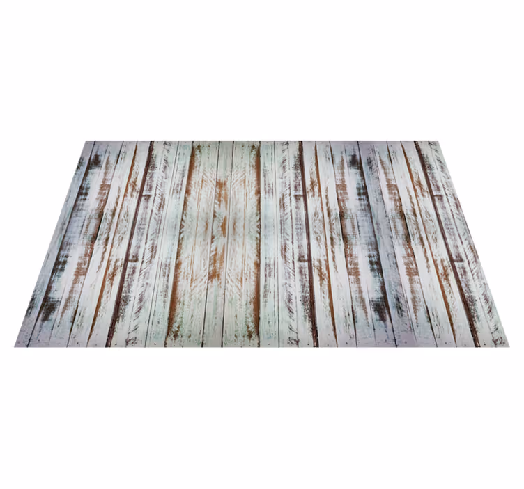 Mantel individual patrón Pelar madera - TenVinilo
