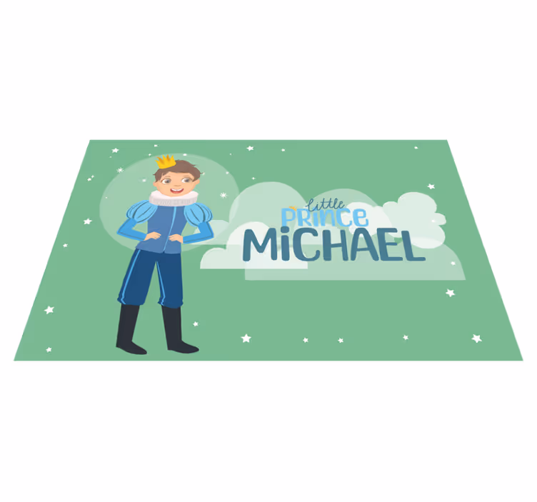 Mantel individual personalizable el pequeño príncipe era muy curi - TenVinilo