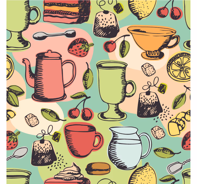 Mural para cocina alimentos cocina - TenVinilo