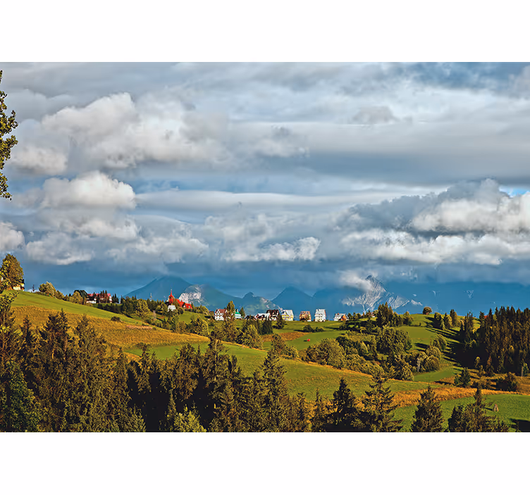 Mural para pasillo paisaje de tatras - TenVinilo